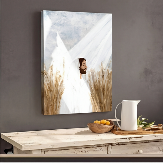Grace in Wheat | Modern Jesus Art